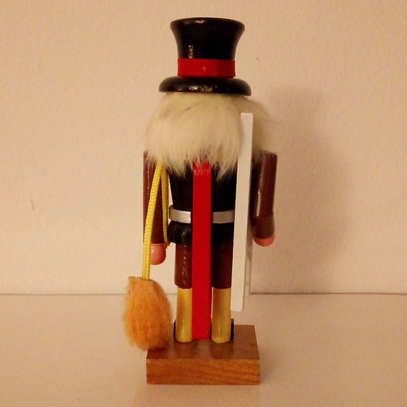 (2 for $35) 1985 Vintage Nutcracker Chimney Sweep, with Real Rabbit Fur. - Picture 3 of 5